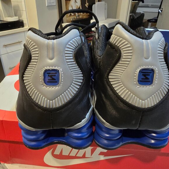Nike Shox TL Black Racing Blue Metal Silver CN0151-004 Men's Size 12 SHOES NEW - Picture 8 of 16